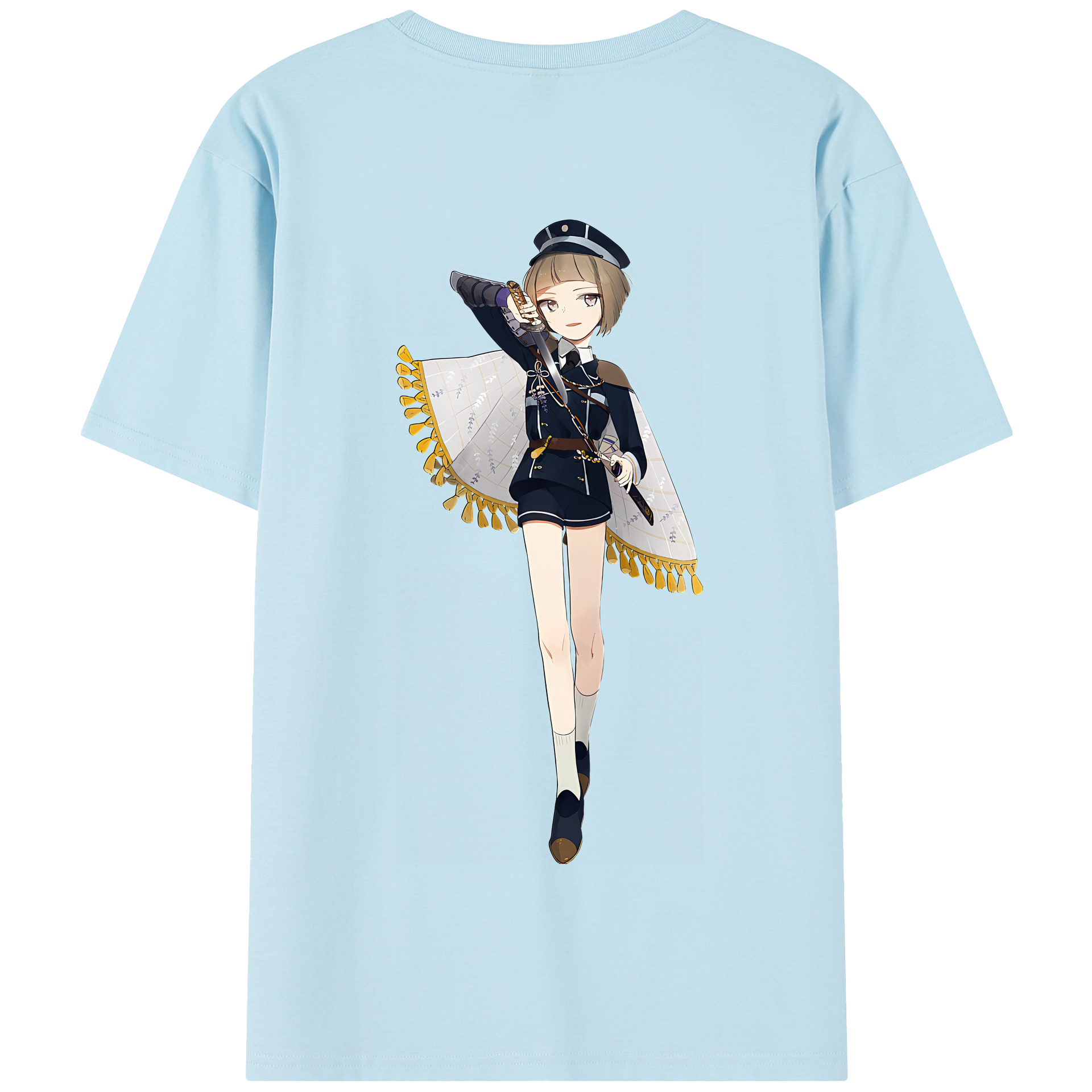 （画像用） 刀剣乱舞 Touken Ranbu 綿100％半袖Tシャツ（背面プリント）